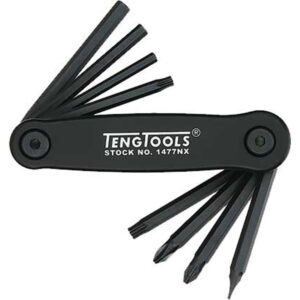 Teng 8pc Fold-Up Key Set - Ft/Ph/Pz/Hex/TX
