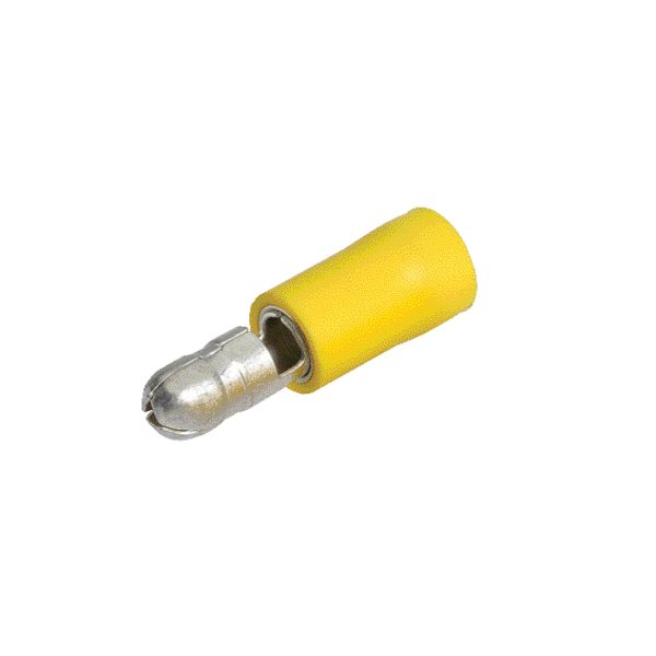 TERMINAL MALE BULLET YELLOW