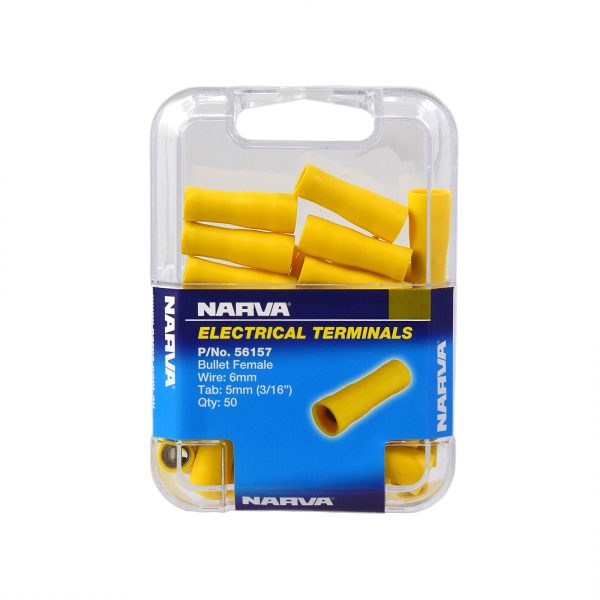 TERMINAL FEMALE BULLET YELLOW