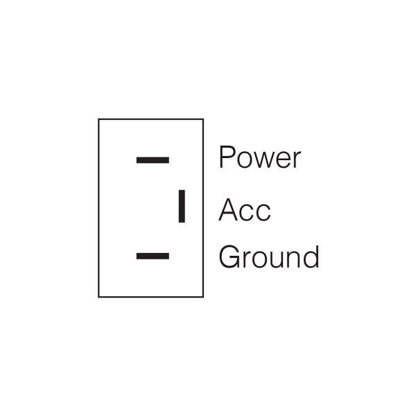 SWITCH TOG OFF/ON LED (AMBER)