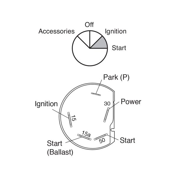 SWITCH IGN 4 POSITION