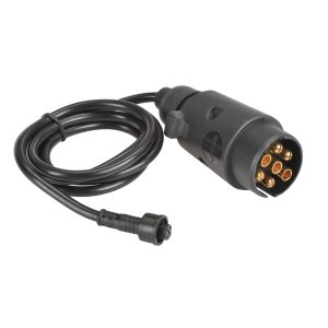 PLUG TRAILER 7 PIN ROUND 1M WATERPROOF