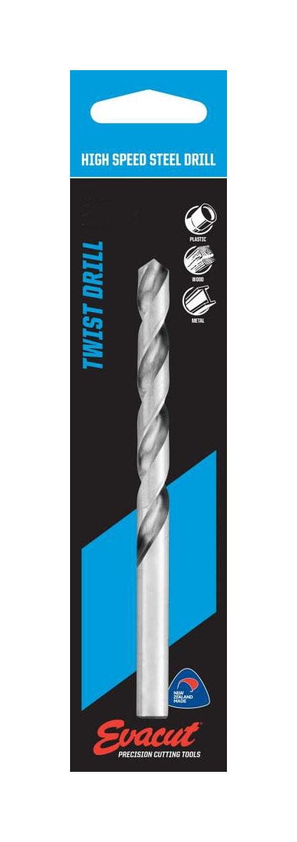 Sutton Tools Evacut Drill Bit HSS Carded 3/8""