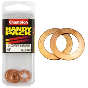 Champion 1/4in x 9/6 Copper Washer 20G