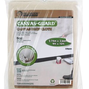 Rolling Dog Drop Cloth 3.66m x 2.74m Heavy Duty 226gsm