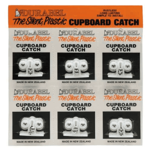 Durabel Cupboard Catch Set (Individually barcoded with Screws) 6 per Card