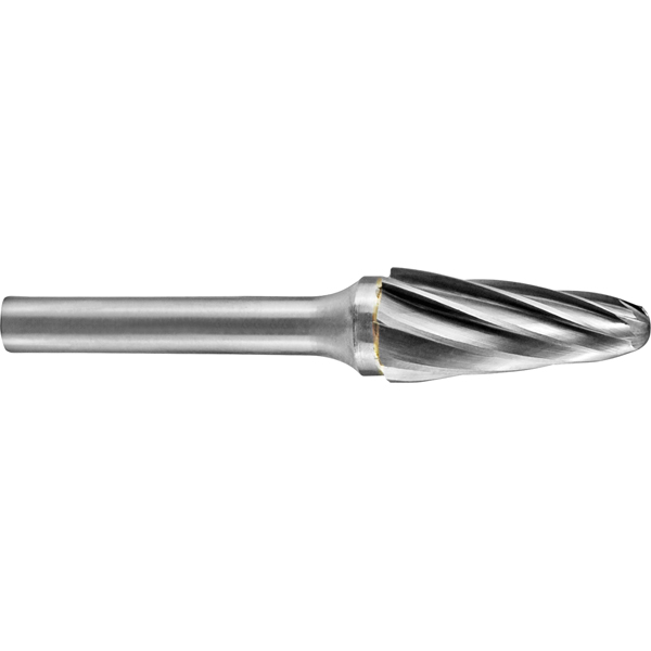 Holemaker Carbide Burr 3/8x1-1/16inx1/4in Tapered Radius AC