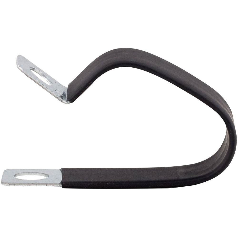 Global CC 20x19-W1 Polyolefin (PVC) Double P-Clips (50pc)