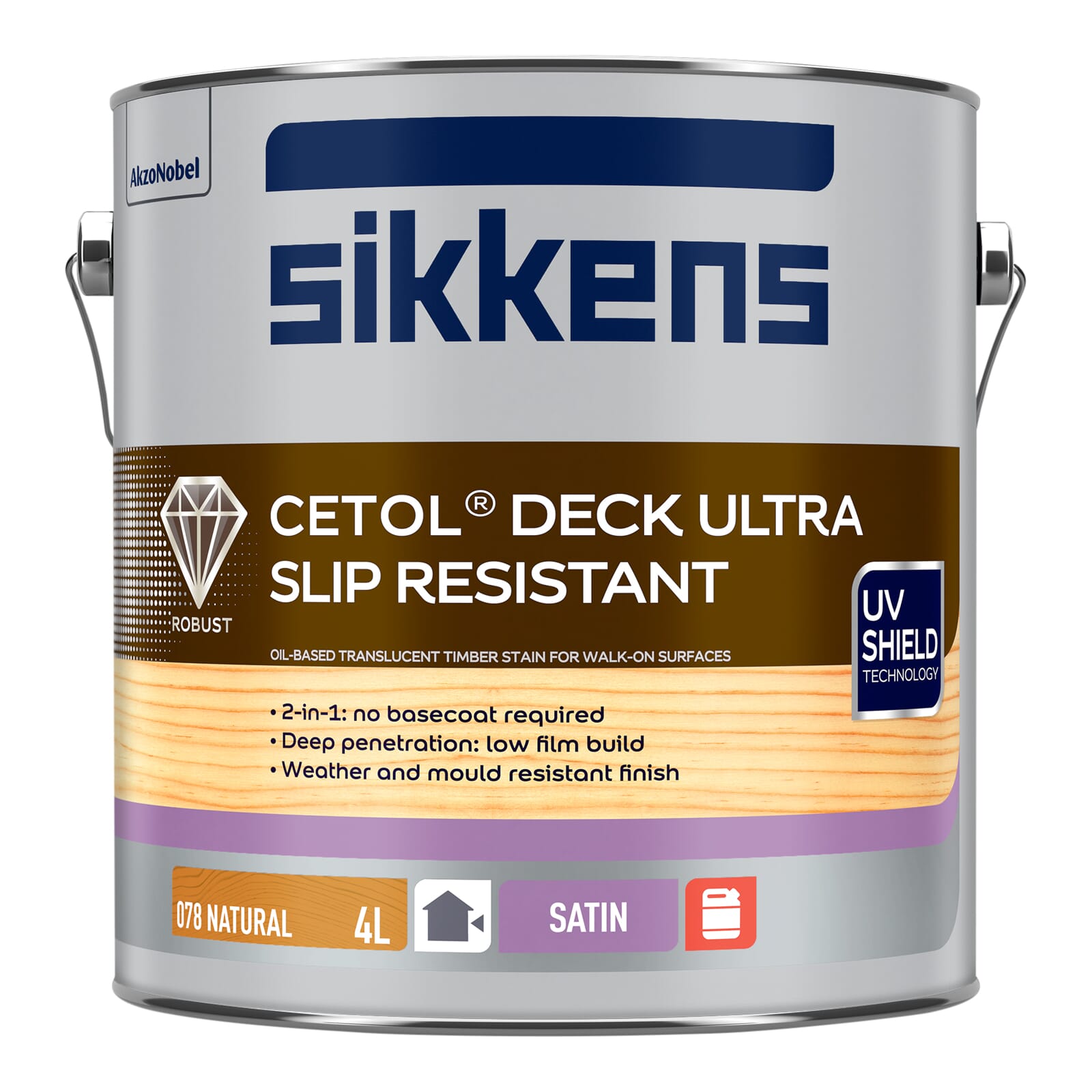Sikkens Cetol Deck Ultra Slip Resist - Natural 4L