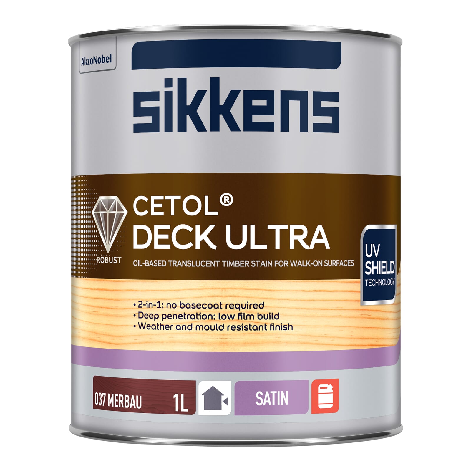 Sikkens Cetol Deck Ultra - Merbau 1L