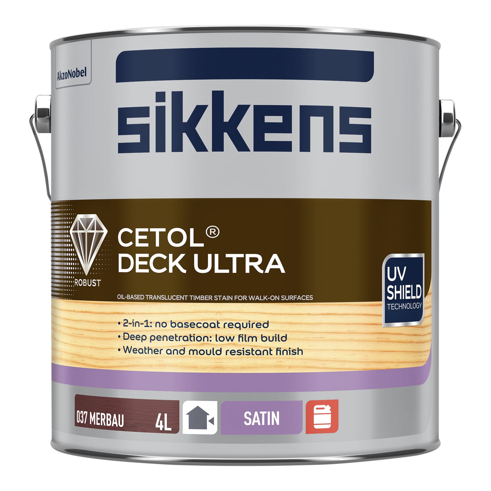 Sikkens Cetol Deck Ultra - Merbau 4L