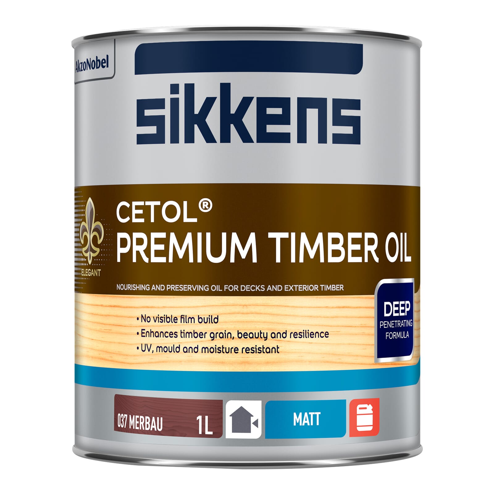Sikkens Cetol Premium Timber Oil - Merbau 1L