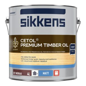 Sikkens Cetol Premium Timber Oil - Merbau 4L