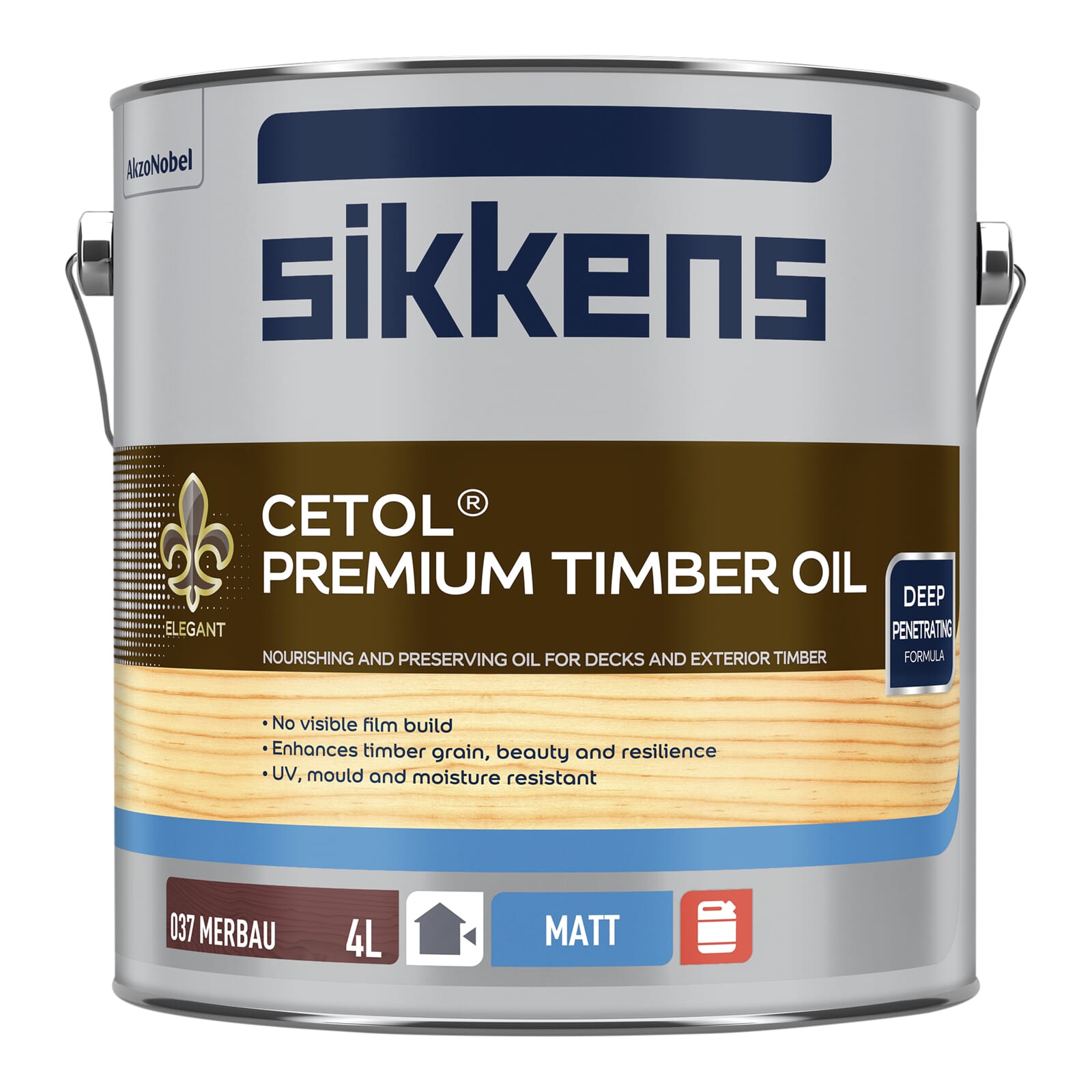 Sikkens Cetol Premium Timber Oil - Merbau 4L