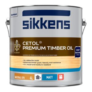 Sikkens Cetol Premium Timber Oil - Natural 4L