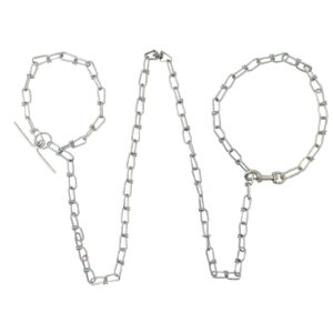 Taurus Knotted Tie Out Chain 3.2mm X 2.3M + Snap & Tee