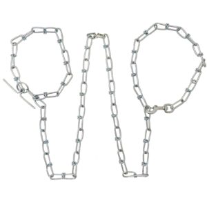 Taurus Knotted Tie Out Chain 3.6mm X 2.3M + Snap & Tee