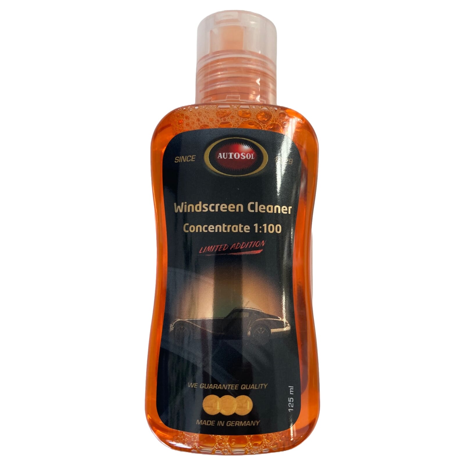 Autosol Windscreen Cleaner 1:100 Concentrate 125mls