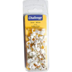 Challenge Cable Clips - 50pce Blister Pack 4mm
