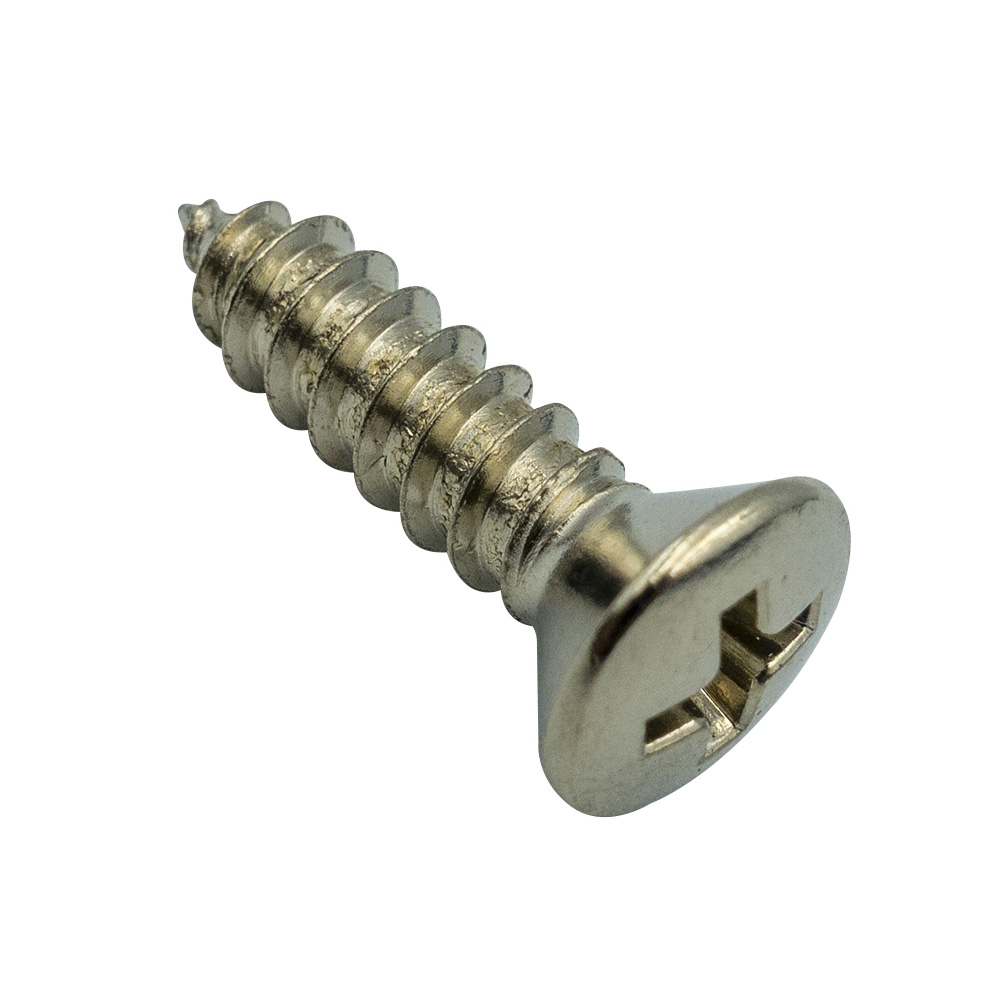 Champion 6G x 1in S/Tapping Screw Rsd HD Phillips - 100pk