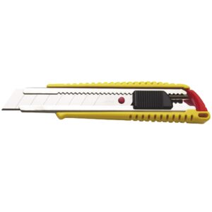 NT Cutter Snap-Off Cutter 18mm Blade Auto-Lock Yellow (L-300RP)