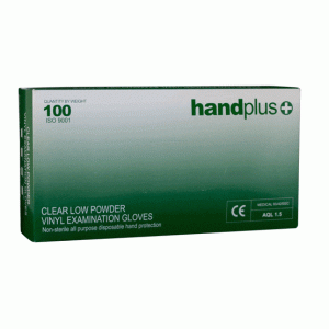 Omni Vinyl Powder Free Clear Large 100 Disposable
