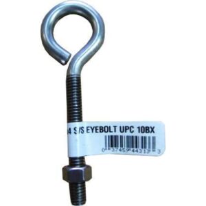 Hindley Eye Bolt & Nut - Zinc Plated #514 3-1/4 x 5/16 inch Tagged