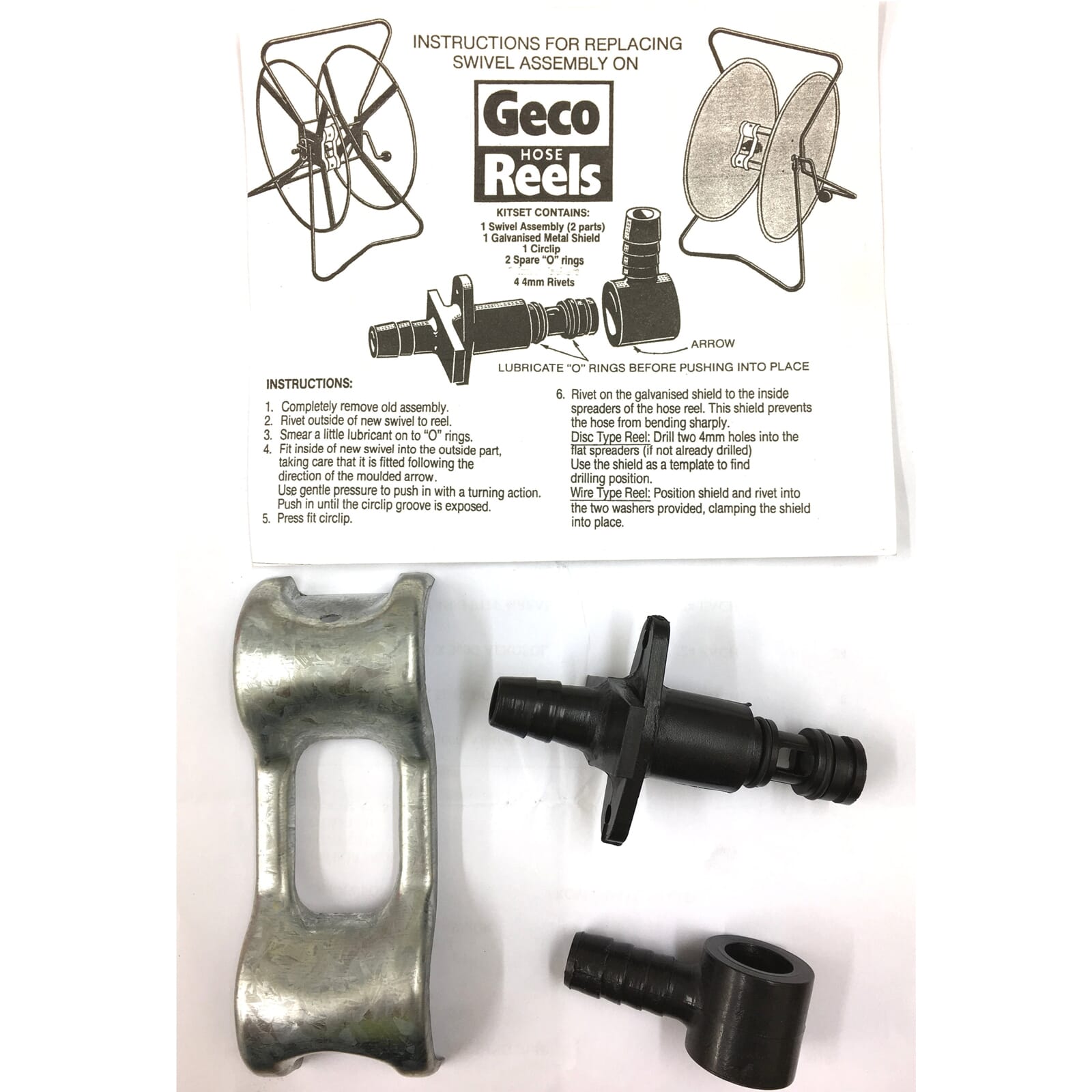 Geco Hose Reel Spare Gland Fitting
