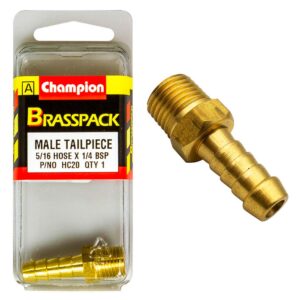 Champion Brass 5/16in x 1/4in Male Hose Barb