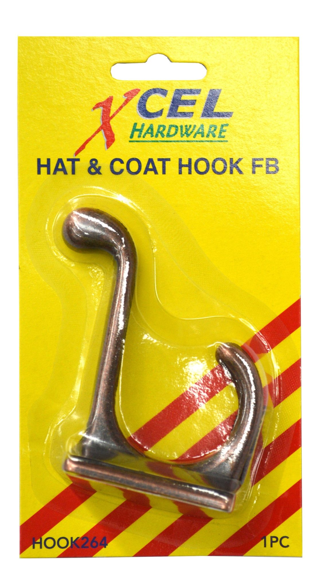Xcel Hat & Coat Hook FB Carded