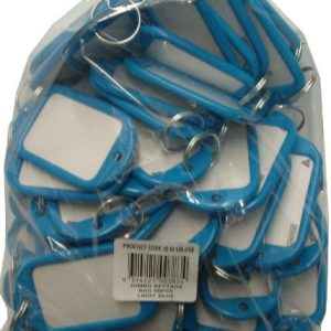Kevron Key Tag "Jumbo" 50-pce Bag Light Blue