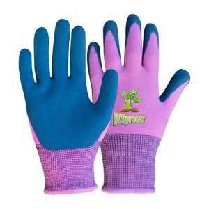Lil Sprouts Childrens Glove 4 - 7 Yrs  Red Or Blue Foam Latex With Knit Wrist