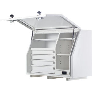KABoxes 1150 Series 4 Drawer 5 Shelves - White