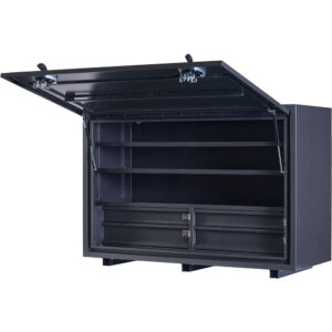 KABoxes 1400 Series 4 Drawers & 2 Shelves - Charcoal Grey