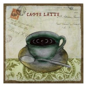 Omni Rustic Caffee Latte Design Wall Art In 3D With Painted Hessian Backing. 600 X 600 X 30mm
