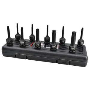 M7 10pc Impact Torx Socket Set 1/2in Dr. T20-T70