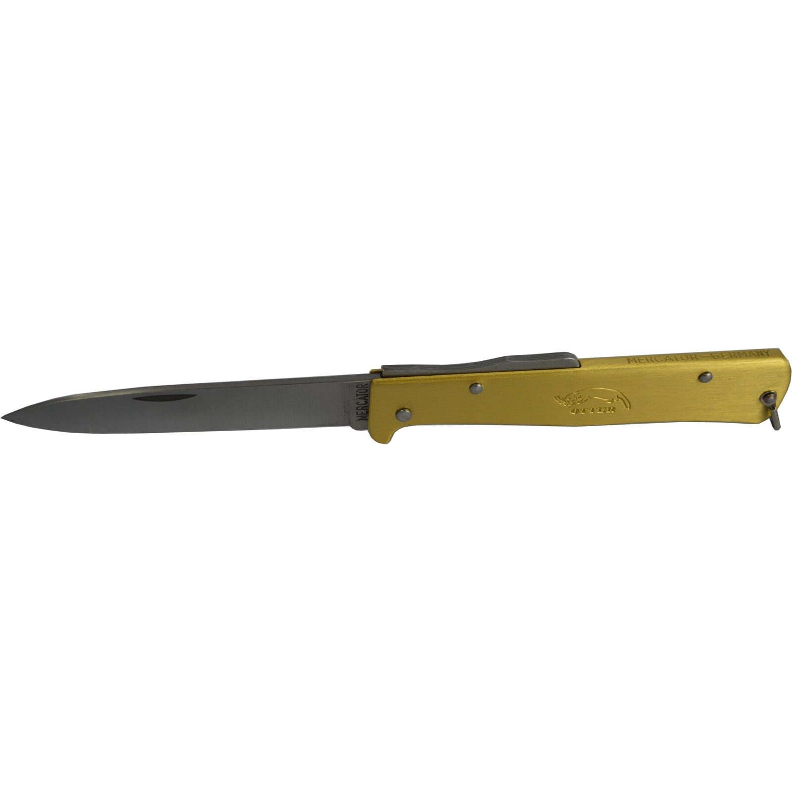 Mercator Pocket Knife Locking Blade Brass Body German