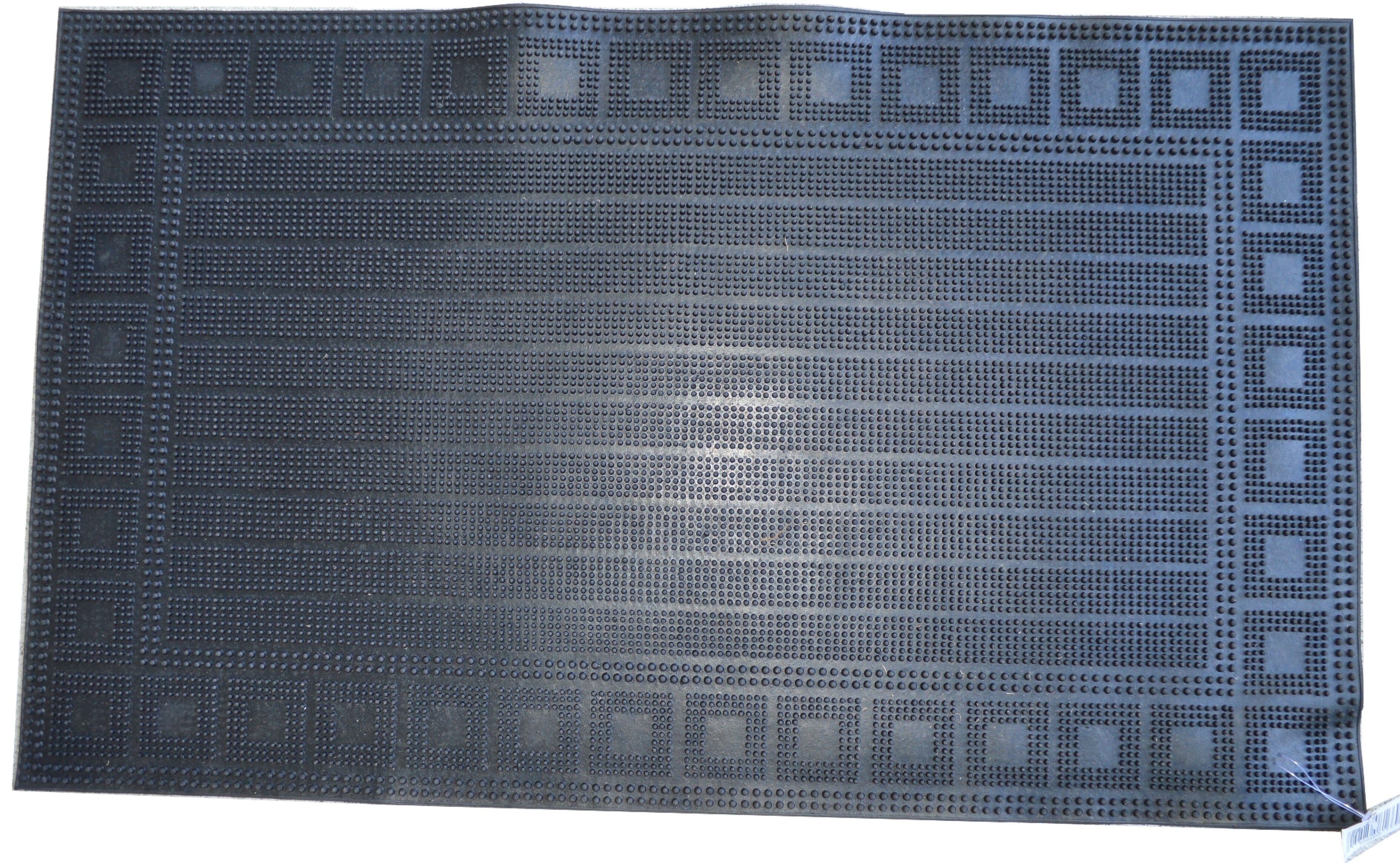 Xcel Door Mat - Rubber 8mm Pin Pile 750mm x 450mm