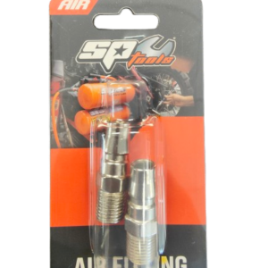 AIR TOOL FITTING - PLUG MALE 1/4" MALE THREAD NITTO STYLE 2PC CARDED