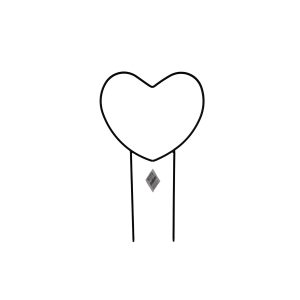 Omni Plant N Grow Frames - Heart 30 X 50 cm