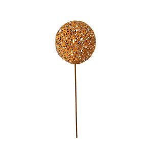 Omni Rustic Floral Sphere With Stake - Large (4 Per Set)