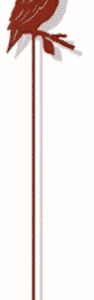 Omni Rustic Metal Stake - Kingfisher - Set Of 12