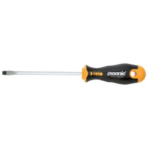 Felo 400 Ergonic Screwdriver Flat 5.5 x 1 x 125mm Hardened Tip