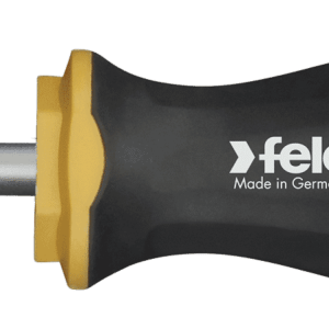 Felo 400 Ergonic Screwdriver Flat 5.5 x 25mm Stubby Hardened Tip