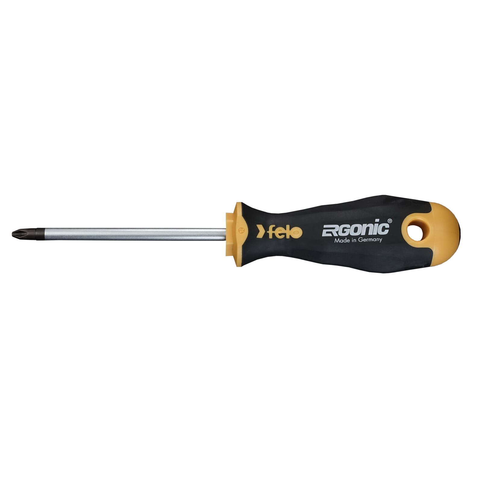 Felo 401 Ergonic Screwdriver Pozi #3 x 150mm Hardened Tip