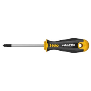 Felo 402 Ergonic Screwdriver Phillips #2 x 100mm Hardened Tip