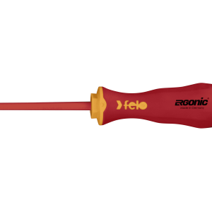 Felo 413 Ergonic Screwdriver  Flat 2.5 x .4 x 75mm Insulated Hardened Tip