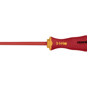 Felo 413 Ergonic Screwdriver  Flat 3 x .5 x 100mm Insulated Hardened Tip