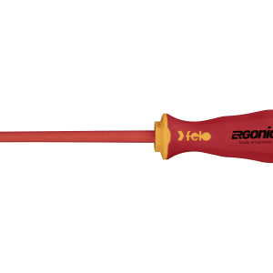Felo 413 Ergonic Screwdriver  Flat 4.5 x 1 x 125mm Insulated Hardened Tip