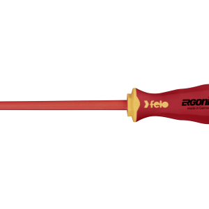 Felo 413 Ergonic Screwdriver  Flat 6.5 x 1.2 x 150mm Insulated Hardened Tip